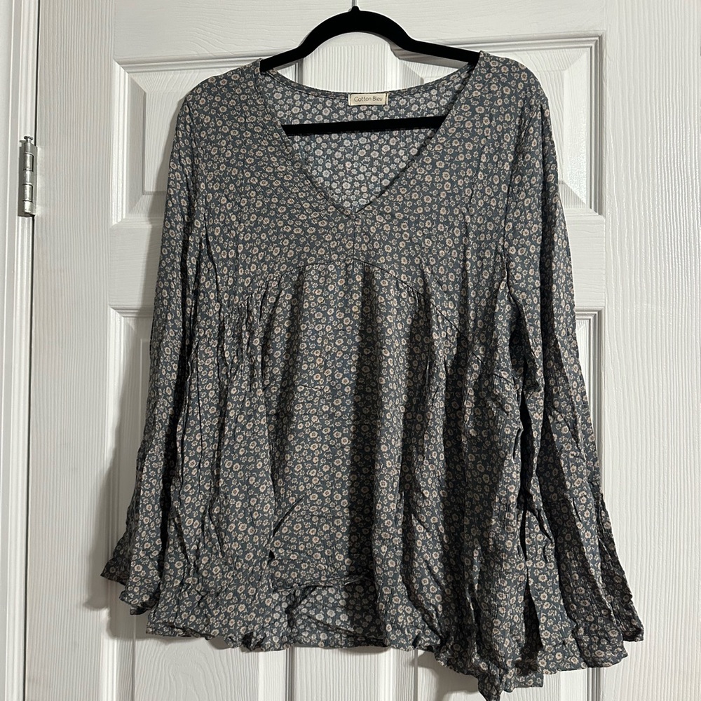 Women’s “Cotton Bleu” Blouse